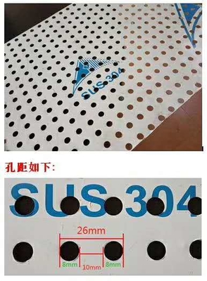 Durchlöchern Sie Edelstahl-Mikroplatten 1-30mm Lasers perforierte rostfreie Blatt-304/316L