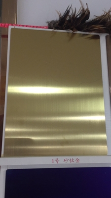 Titan-Goldspiegel-Farbedelstahlblech des Goldspiegel-304 des Edelstahlblech-304