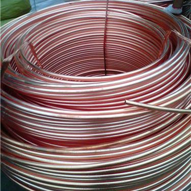 Kupfer-Rohr-helles getempertes Ods 10 X der Spulen-C2700 Gewicht 0,7 Millimeter