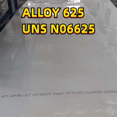 Hitzebeständige Nickel-legierter Stahl-Platte UNS N06625 Inconel 625 3.0*1219*3048mm