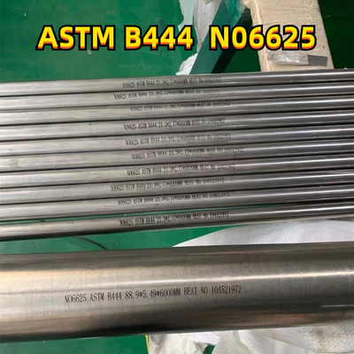 Nahtloses Rohr ASTM B444 UNS N06625 vernickeln Legierung Inconel 625 korrosionsbeständige 21.3*2.77