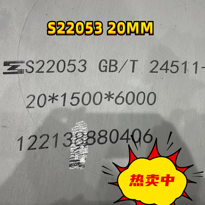 Warm gewalzte Superduplexedelstahl-Platte 2205 S31803 20mm von Baosteel