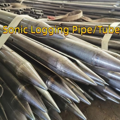 50 mm Erw Stahl-Sonic-Logging-Rohr für Bohrstapel