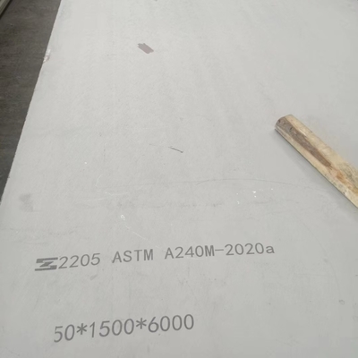 ASTM A240 S32205 S31803 2205 Doppelplatte aus Edelstahl, warmgewalzt 20*2000*6000mm