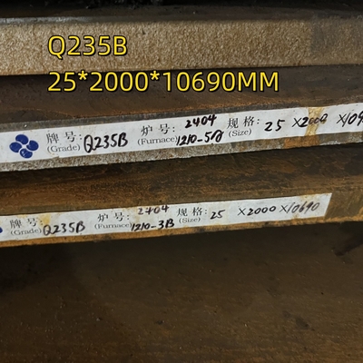 Kohlenstoffstahlplattenstärke 3-60 mm warmgewalzt Q235 S235JR SS400 für Strukturen