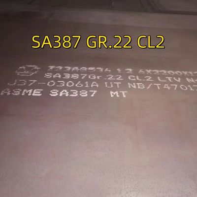 SA387 Gr22 Cl2 Warmgewalzte Stahllegierungsplatte