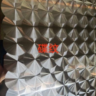 304 3D-CD-Kunst-Laser-Spiegel Veredelung Poliert SUS304 Edelstahl-Musterblatt Wie CD-Kreis Laserwirkung