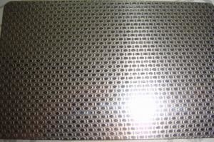 Grad-Radierungs-Edelstahlblech-Metall SS 316L mit Oberflächenleinenmuster