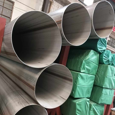 Schweißrohr aus Edelstahl 14", CON COSTURA, ASME B36.19M, SCH 10, BE, ASTM A312 GR. TP304