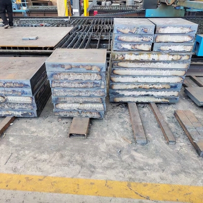 Kohlenstoffstahlplatte Q235B Q345B Warmgewalzte Stahlplatte zum Schneiden von Quadratplatten