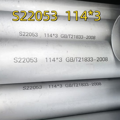 ASTM A790 ASME SA790 S32205 Große nahtlose Hohlrohre aus 1.4462 Duplex-Stahl, gebeizt