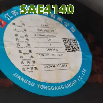 Warmgewalzte SAE4140 Runde Stange aus Legierungsstahl OD 200-600mm SCM440 geschmiedete Massivstange