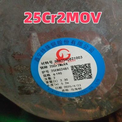 Warmgewalzte geschmiedete Stahl 25Cr2MoVA Legierstahl Rundbar 150*6000mm Mehrndurchmesserwelle