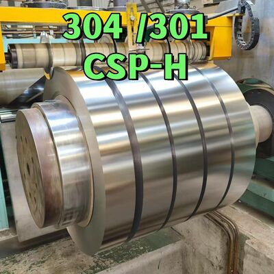SUS 301 CSP-H Vollhart Edelstahlband 0,1-3,0 mm mit Schlitzkante