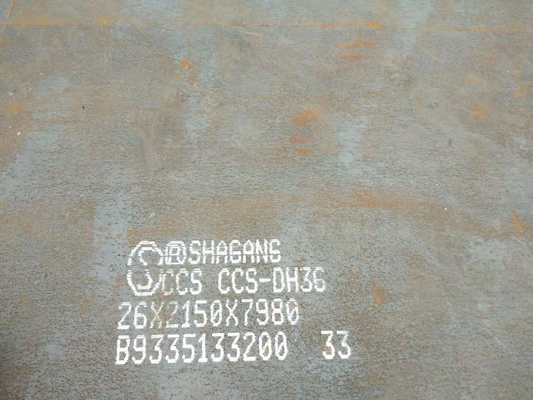 Schiffs-Stahlplatte LR DH36 CCS DH36 Schiffbau-Stahlplatte ASTM A131 GR Dh36