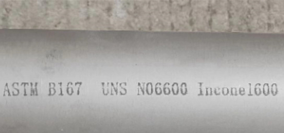 Legierungs-nahtloses Rohr Uns N06600 Inconel Astm B167 600 O.D31.8 X 2.9mmt X 2ml