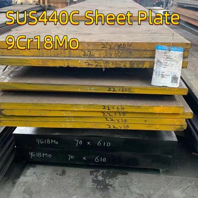 Hochkohlenstoff-Martensitische 9Cr18Mo SUS440C-Edelstahlplatte