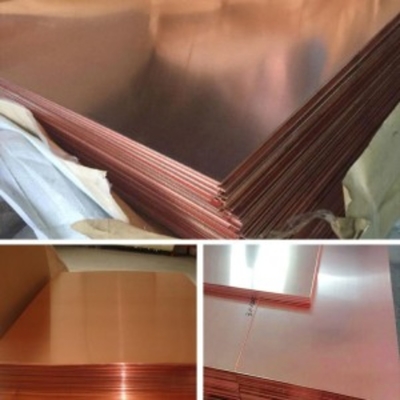 1/2H C1011 Cu-Dhp Reine Kupferplatte C1100 C12200 C71500 C61400 C17200 0,5*600*2000