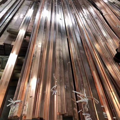 Quadratischer Reinkupferstab 20*20 30*30mm Rotkupferstab C1100 1/2H Hartschaft