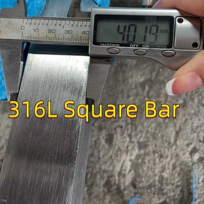DIN1.4404 SUS316L Edelstahl Quadratbar 25.4*25.4mm Länge 3000mm