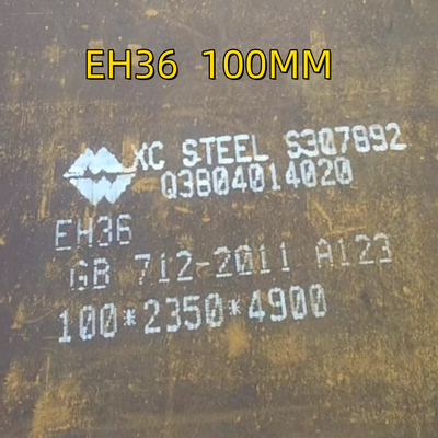 AH36 Stahlplatte 10 mm Dicke 2,4 m*1,2 m Material zum Sprengen und Vorbereiten mit Schweißprimar