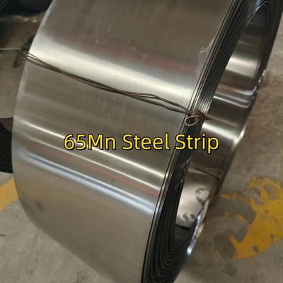 EN10132-4 C67S GB/T1222 65Mn 1,0*16mm Stahlstreifen Zugfestigkeit LC Hochkohlenstoffstahlstreifen Weiße Veredelung