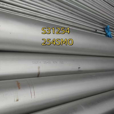 UNS S31254 (254SMO) Nahtloser Rohr OD: 38,1 mm Rohrdicke: 3 mm Länge 6M