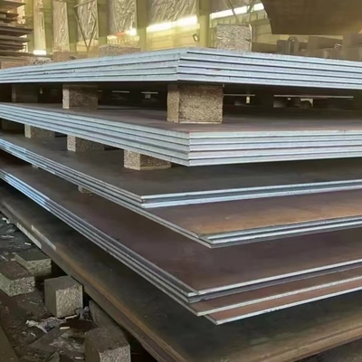 Hochfeste Stahl AH36 Plattengröße: 50mmT x 2438mmW x 1500mmL Schiffsstahlplatte CCS LR BV Klasse Für Marine