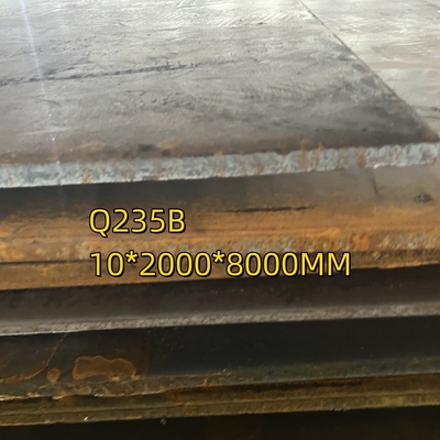 ASTM A36 warmgewalzte Stahlplatte aus Kohlenstoff Q235B SS400 für den Bau von Industrieanlagen
