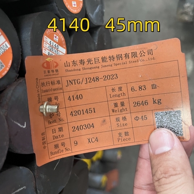 ASTM A29/A29M GR. 4140 Runde Stange aus warmgewalztem Stahl mit hoher Zugfestigkeit