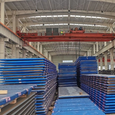 Hochfeste Schiffsstahlplatte Material Eq70 Abs 12600 X 3000 X 70mm mit 3,2 Cert