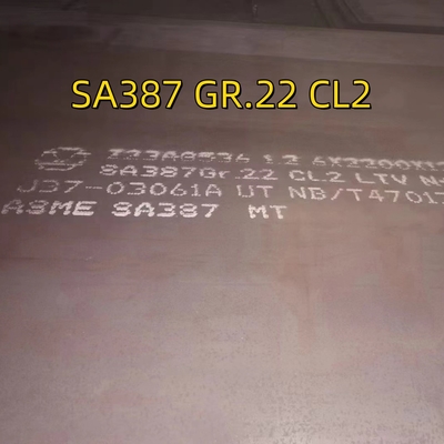 SA387 Gr22 Cl2 Warmgewalzte Stahlplatte aus Legierung EN 10028 13CrMoSi5-5 Druckbehälter Stahlplatte