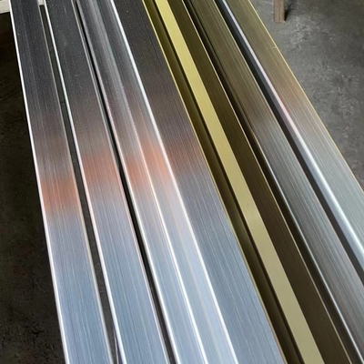 Edelstahl-Rechteckrohr-Grad 304 Haarlinie 75*20*1.2*6000mm 1.4301 Geschweißtes Quadratrohr