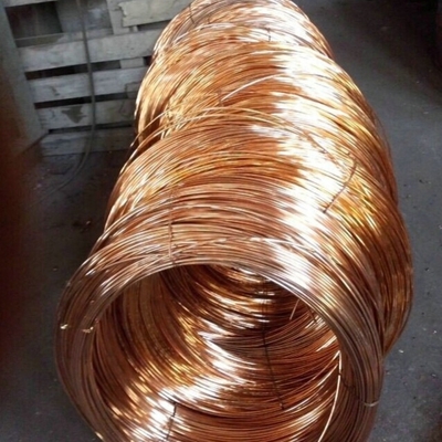 Rote Kupferdraht Bar Kupferdrahtstangen C1100 Runde Form Einzeldraht Hartform 0,3-3 mm