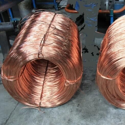 Rote Kupferdraht Bar Kupferdrahtstangen C1100 Runde Form Einzeldraht Hartform 0,3-3 mm