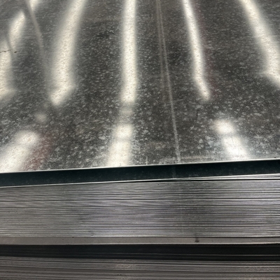 Hot Dip Galvanized Stahlfolie Spirale Dx51 Z275 G90 1,5 mm * 1500 x 3000 mm Null Spangel