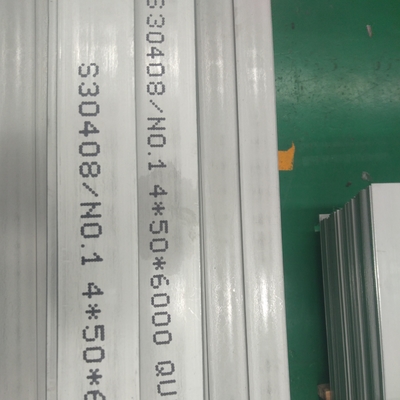 Warmgewalzte SS 304 Flachstange aus Edelstahl 4*50*6000mm