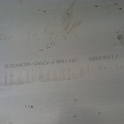 ASTM A240 TP304 S30408 1.4301 Edelstahlplatten NO.1 Oberfläche 1500x3000mm Größe