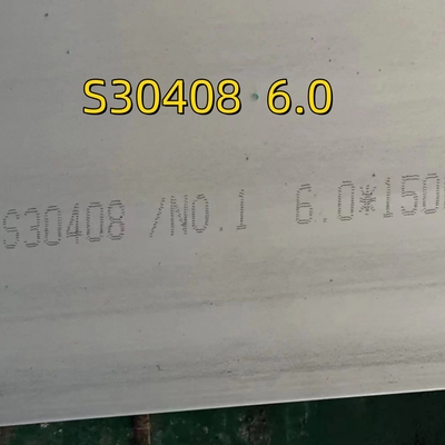 ASTM A240 TP304 S30408 1.4301 Edelstahlplatten NO.1 Oberfläche 1500x3000mm Größe