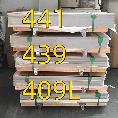 1.4509 AISI 441 2B 2D-Edelstahlblech SUS441 Metallblech 2D-Oberfläche für Automobilabgassysteme