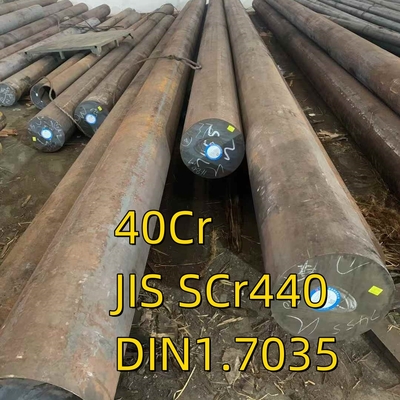 Warmgewalzte runde Stange 40cr JIS SCr440 DIN 1.7035 Legierungsstruktur Stahl geschmiedet Stahl Soild Bar