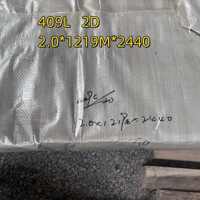 Kaltgewalzte Edelstahlplatte der Klasse 409L 1.4510 0,5-3 mm 2B 2D Fertigung SUH409L