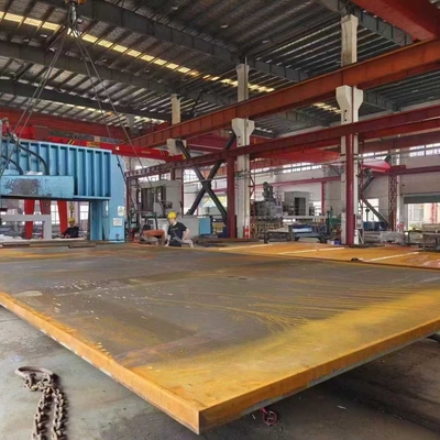 Astm A283 Klasse C Warmgewalzte Carbonstahlplatte Metallglatte Oberfläche 8.0*2000*6000mm Mit Mtc En 10204 Typ 3.1