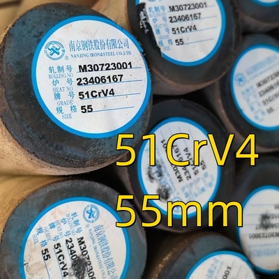 Warmgewalzte 51CrV4 Federlegierungsstange 6m Länge ASTM AISI 6150 DIN1.8169 Stahlrunder Stange