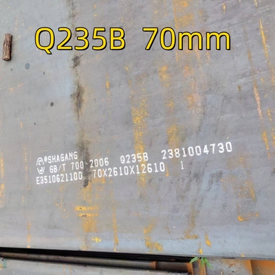 SS400 Warmgewalzte Stahlplatte/Kohlenstoffstahlplatte A36 Q235B mit Breite 1500 - 2500 mm