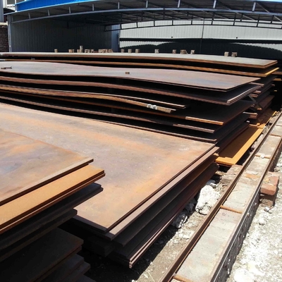 Kohlenstoffstahlplatte Q235B Q345B Warmgewalzte Stahlplatte zum Schneiden von Quadratplatten