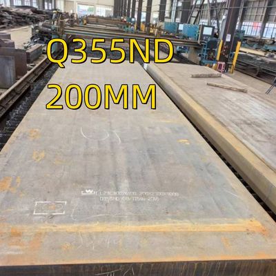 S355JR Q355B Warmgewalzte Platte aus kohlenstoffarmem Stahl 35*2500*10000mm