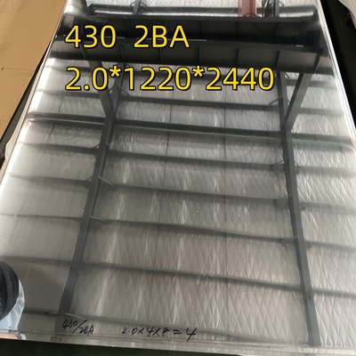 1.2mm BA 430 Polieredelstahlblech u. Platte walzten 430 SS-Blatt kalt
