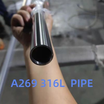 SUS316L ASTM A312 TP316L 12.7*1.5*6000MM Bright Annealed Pickled Stainless Steel Seamless Pipe