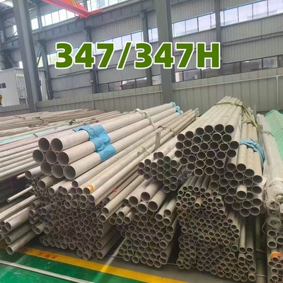 ASTM SA312 TP347/ 347H Edelstahlrohr nahtlos für Wärmetauscher X7CrNiNb18-10 Rundrohr